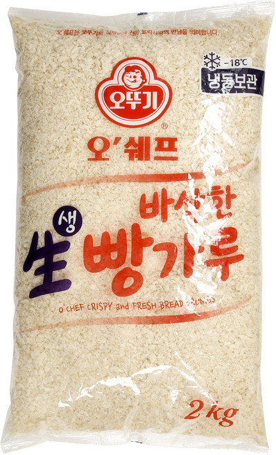 오뚜기 오쉐프 바삭한 습식 생빵가루 2kg, 1개