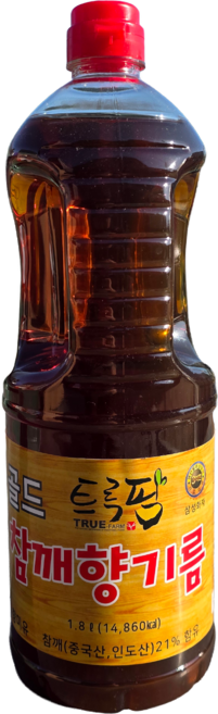 트루팜 업소용 대용량 가성비 골드 참깨향기름(향미유85%), 1개, 1.8L