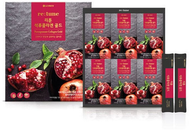 624C 건강선물세트 리튠 석류콜라겐젤리 골드_624C
