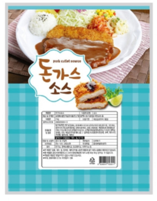 다모아 돈까스소스 2kg, 10개, 2L