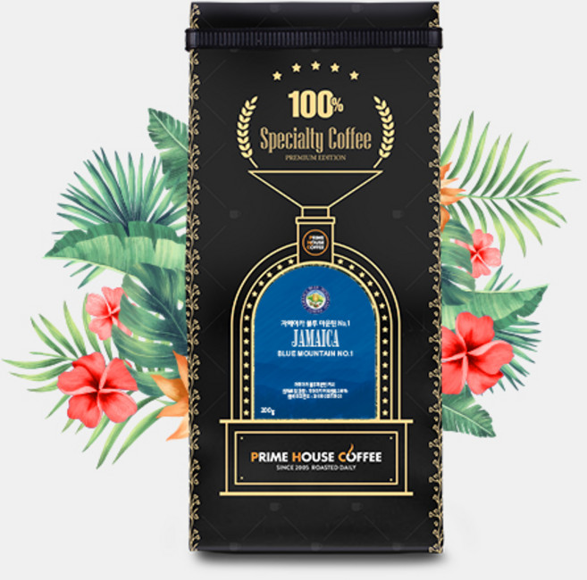 자메이카 블루마운틴 스페셜티 원두커피 200g, 홀빈 (분쇄안함), 1개