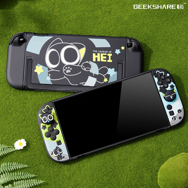 닌텐도 스위치2 케이스 긱쉐어 소흑 블랙 풀커버, 오픈형, 1개