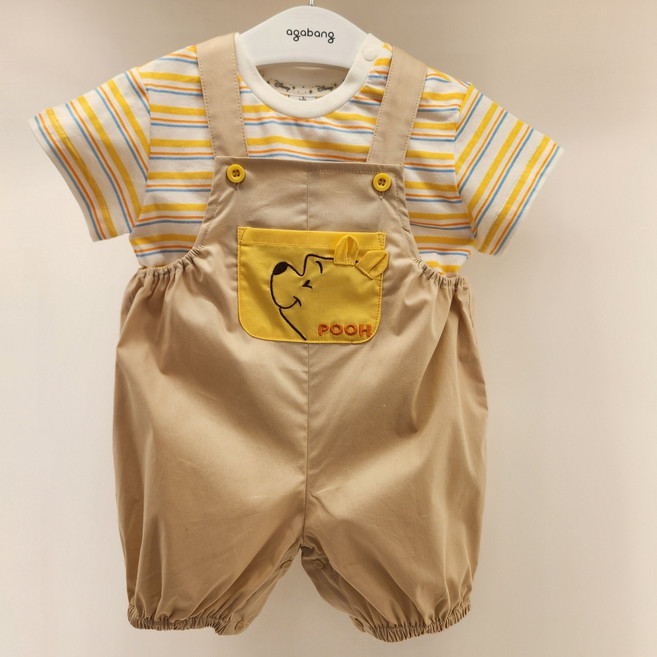아가방 해피곰돌이푸ST오버올상하79T323009