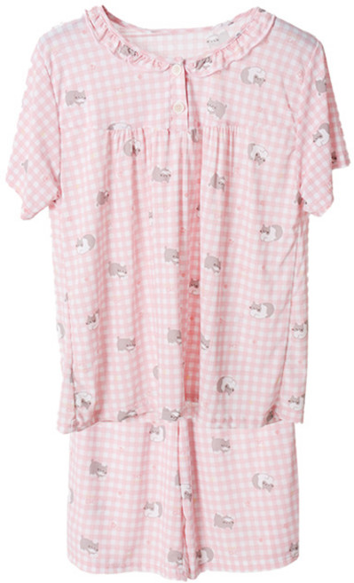 폭스 냉감 캐릭터 반팔 잠옷세트 E6 여주니어