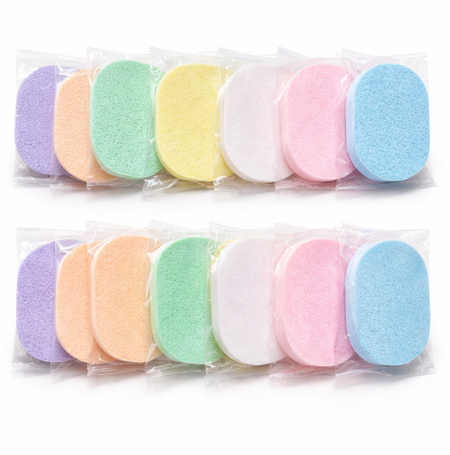 필로그레이 세안 클렌징 해면스펀지, 12개, 믹스