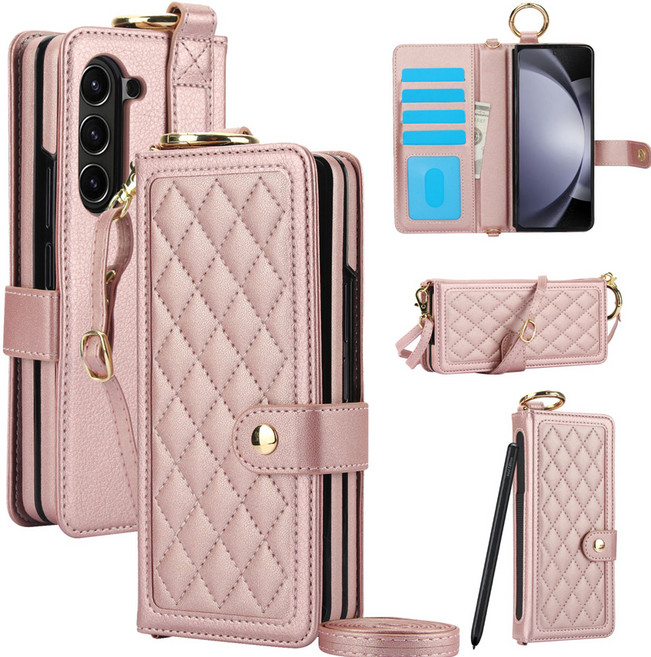 보리심 갤럭시 Z폴드6 폴드5 폴드4 폴드3 지폴드 갤폴드 케이스 가죽지갑형