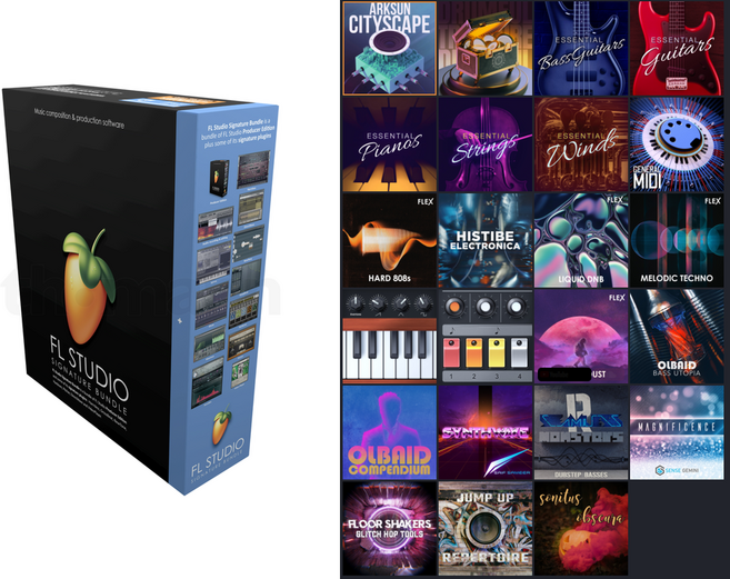 FL Studio 시그네쳐 상업용 FLEX 23종 익스펜션 포함, FL Studio Signature