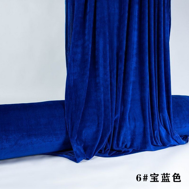 婚慶金絲絨布料 加厚背景布幕布 寶藍加厚金絲絨布料 1.6米寬66米長, 寶藍加厚金絲絨布料【廠家直銷整卷更優惠】,1.6米寬66米長【多拍連起來整條發】