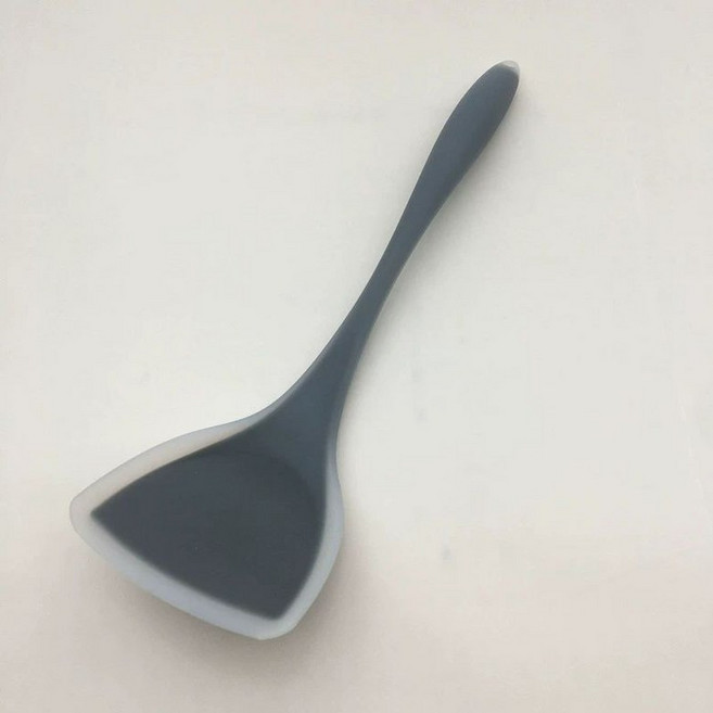 실용적 모노심플 긴 손잡이 알뜰 두꺼운 포크 디저트, 1개, 반투명 블랙