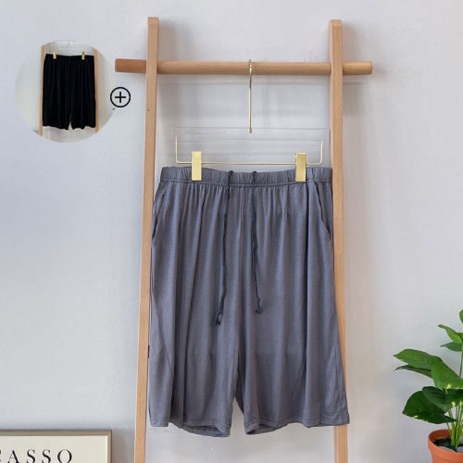 [1+1] 2장세트 릴리앤로사 남자 모달 잠옷 여름 홈웨어 반바지 파자마