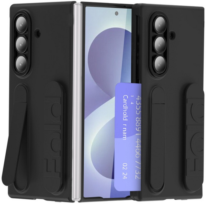 스트랩 카드홀더 케이스 Samsung Galaxy Z Fold8/Fold7/Fold6/Fold5/Fold4 적용