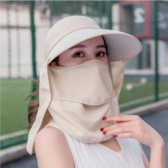 골프 캐디 자외선 완전차단 돌돌이 썬캡 엄마썬캡 줌마썬캡 모자