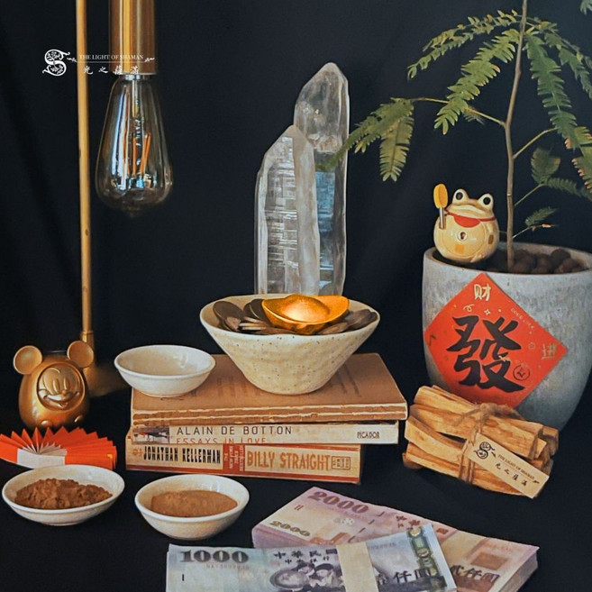 [光之薩滿] 強力吸金強運組 除障粉 聖木粉 岩蘭細粉, 1個