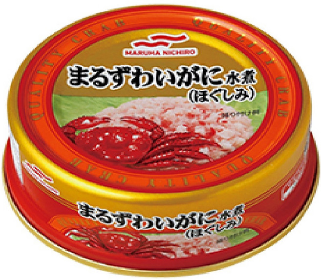 MARUHA NICHIRO 雪蟹肉水煮罐頭, 1個, 55g
