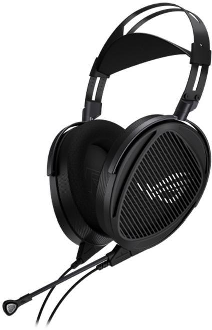 ROG Kithara 有線電競耳機 全頻段MEMS麥克風 耳機 多平台兼容 有線耳機 電競耳機 開放式設計 即插即用, 黑色, 主商品