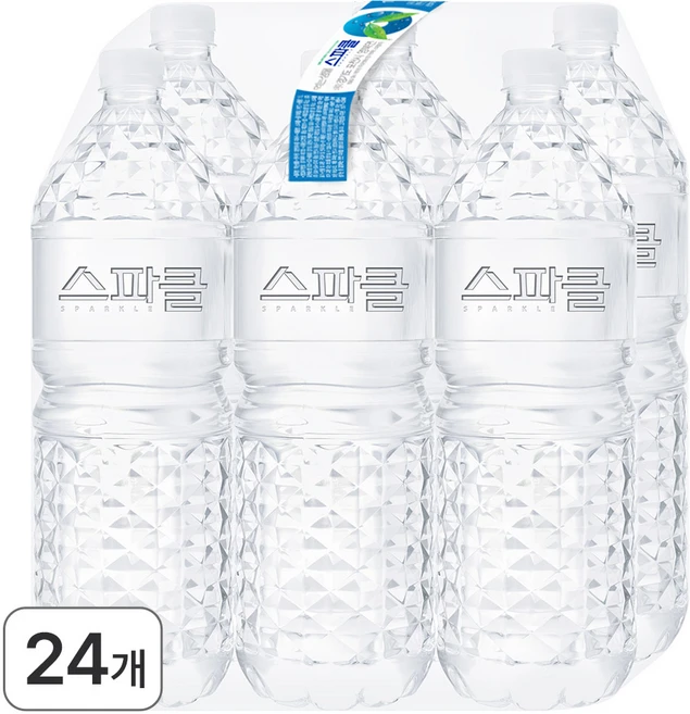 스파클 생수 무라벨, 2L, 24개 - 쿠팡