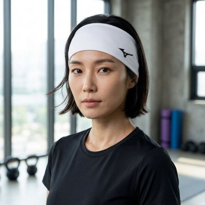 MIZUNO 미즈노 멀티밴드 공용 스포츠 운동용 헤어밴드 No.1851820