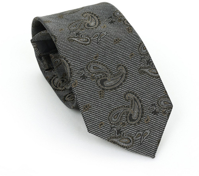 탑보이 프리미엄 클래식 정장 수트 빈티지 페이즐리 8cm 수동 넥타이 (MOL038)