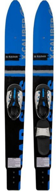 Radar 수상스키 워터스키 크루즈 바인딩이 장착된 레이더 X-Caliber 콤보 소형 블루/블랙 59인치 5-8 부트 포함, Blue/Black_59 w/ 5-8 Boot