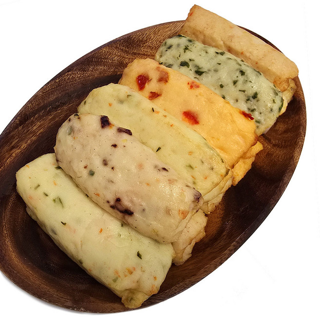 [진짜배기 부산어묵] 밀가루없는 수제어묵 오마카세 5종 (문어 새우 깻잎 야채 파프리카), 1개