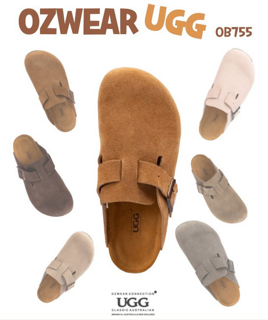 호주 오즈웨어 오지 소프트 풋베드 유니섹스 보스턴 슬리퍼 어그 버켄 OZWEAR UGG OB755