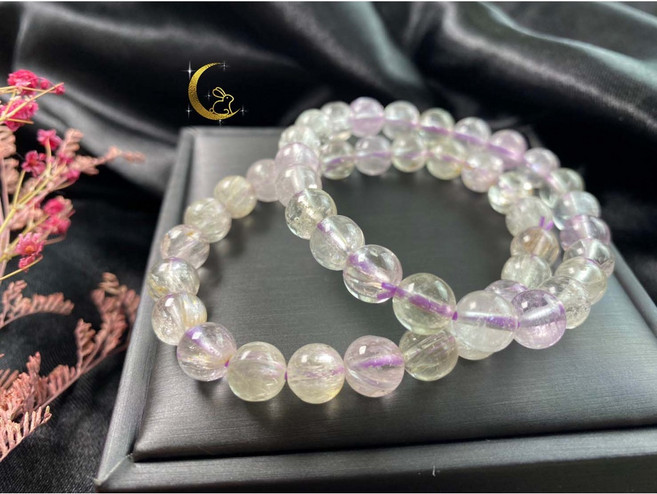 紫鋰輝手串 8mm 單圈手鍊 圓珠水晶飾品