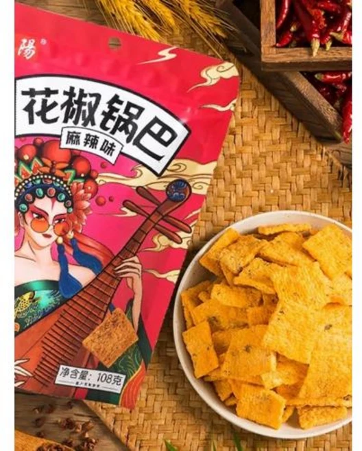 꿔바 후추맛 마라맛108g 10개 간식 중국식품 JIKTEM BJ5091115, 후추맛 10봉지 - 쿠팡