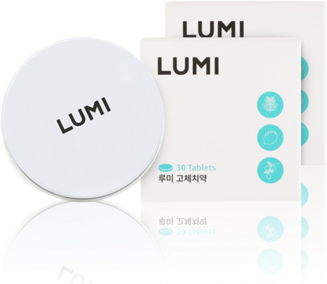 루미 고체 치약 휴대용 60정(30정 2개), 2개
