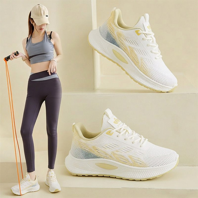 FvaBzon 여성 초경량 쿠션 런닝화 발편한 데일리 운동화