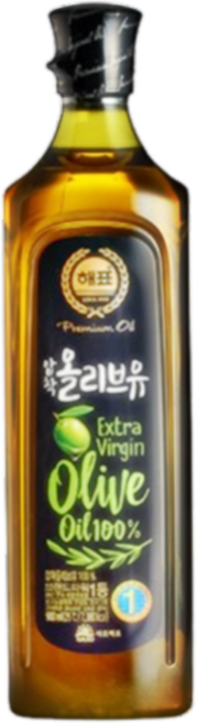 해표 압착 올리브유, 22개, 900ml