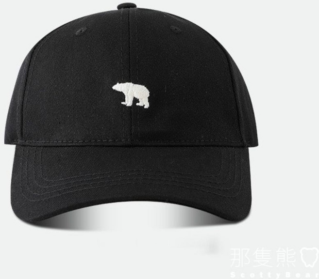 ScottyBear 北極熊 刺繡 軟頂 棒球帽 女帽 老帽 CM503