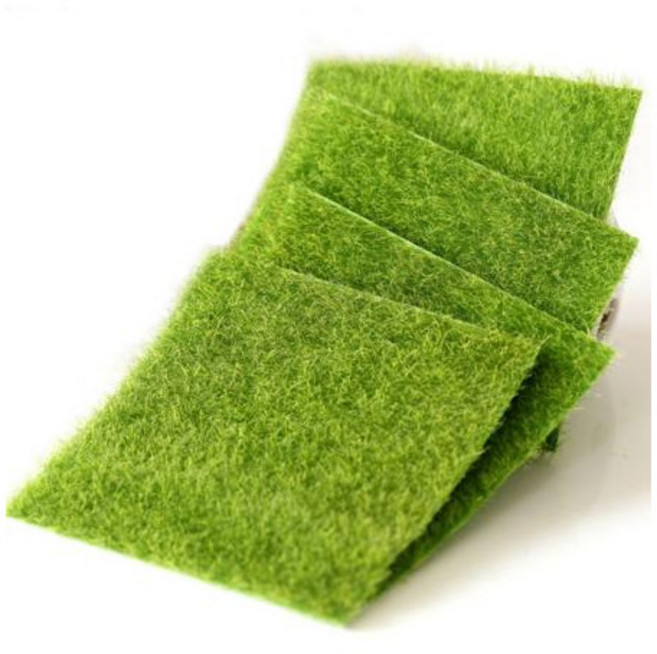 포레스 테라리움 잔디15x15 DIY 꾸미기 재료, 2세트