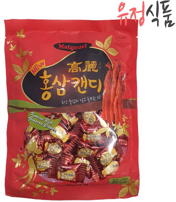 [유정식품] 맛고을식품 [NEW] 고려 홍삼캔디 300g, 10개