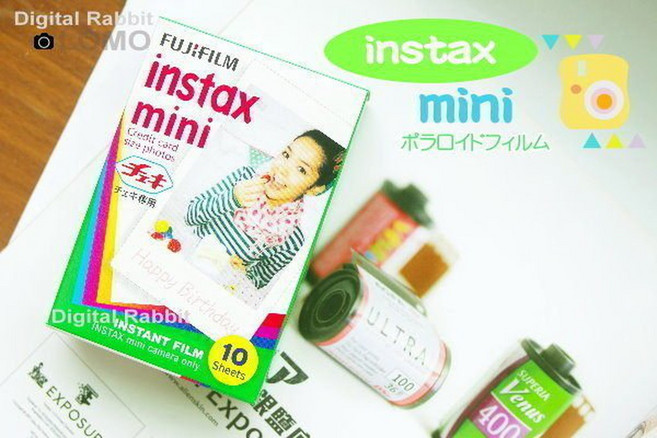 Fujifilm 富士 INSTAX mini Happy Birthday 拍立得相紙 10張, 1個