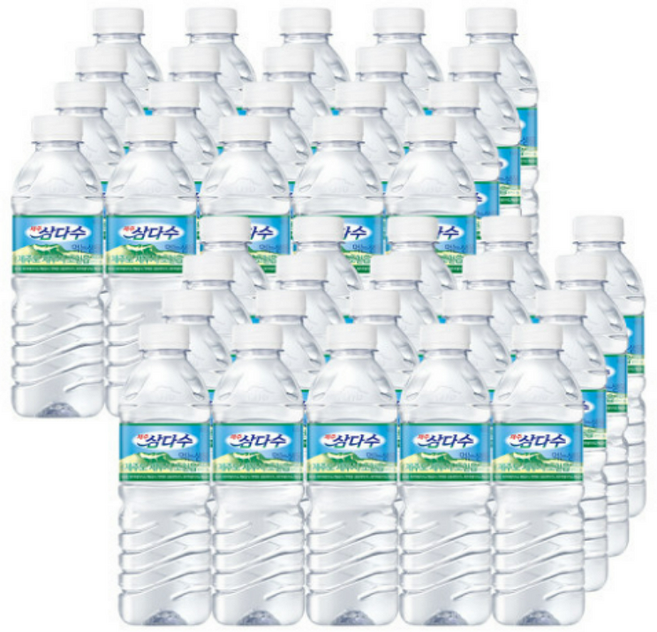 제주삼다수 500ml 40병 /생수전문배송 (유라벨/무라벨 랜덤출고)(한정수량 특가/조기소진 가능), 1ml, 1개