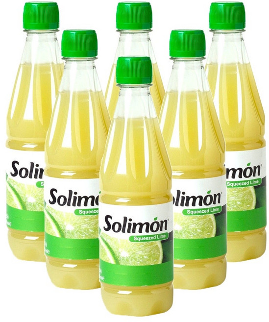 솔리몬 스퀴즈드 라임 농축액, 500ml, 6개