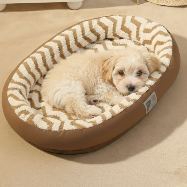 해피밍스 반려동물 강아지 마약 방석, 1개, 브라운