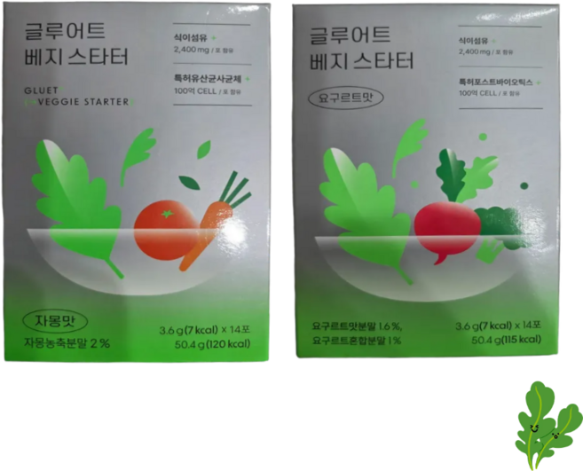 글루어트 베지스타터 요구르트맛+자몽맛 각1개 28포