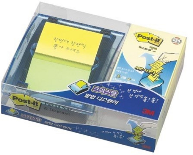 3M)포스트잇 팝업 디스펜서, DS-123/M328620, 1개입