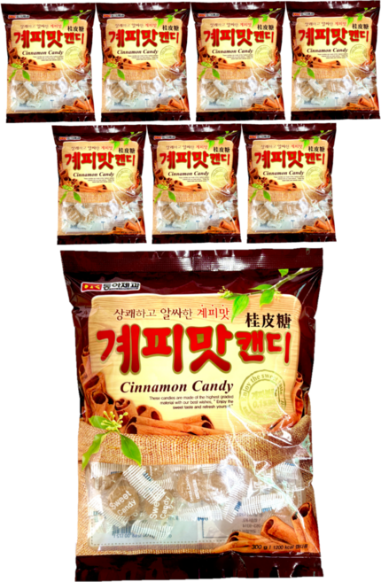 동아제과 계피맛캔디, 300g, 8개