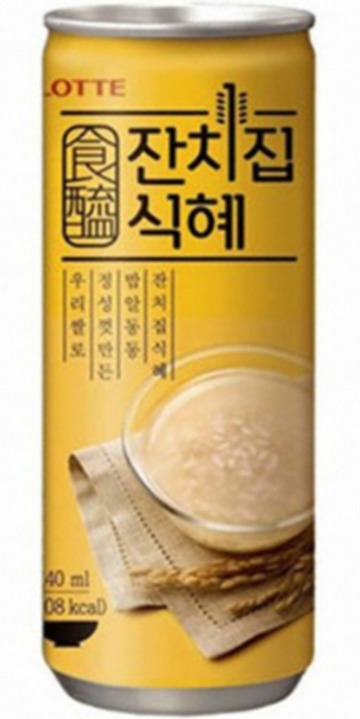 롯데칠성음료 잔치집식혜, 240ml, 9개