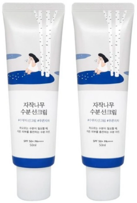 자작나무 수분 선크림 50ml, 1개 - 쿠팡