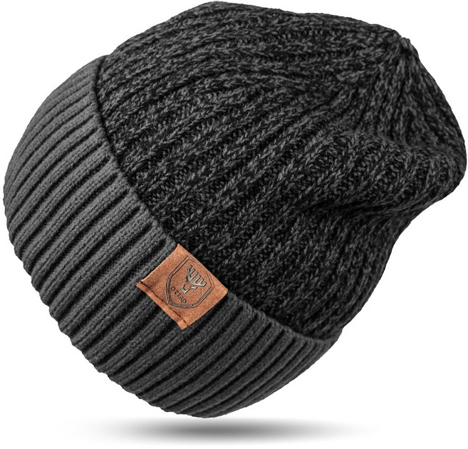 OZERO 오제로 겨울 모자 방한 기모 안감 남성용 프리사이즈