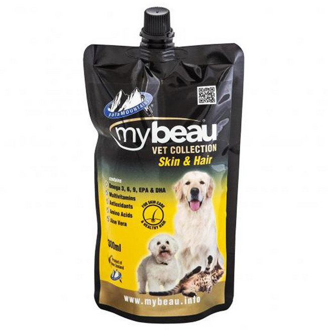 마이뷰 강아지 고양이 헤어 스킨 영양제 뉴질랜드내수용, 300ml, 피부/피모, 1개