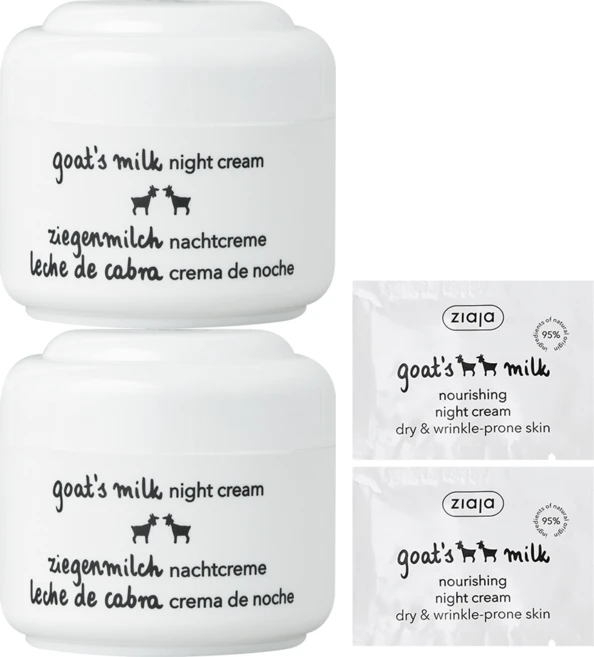 지아자 산양유 나이트크림 50ml + 나이트크림 2ml, 52ml, 2개 - 쿠팡