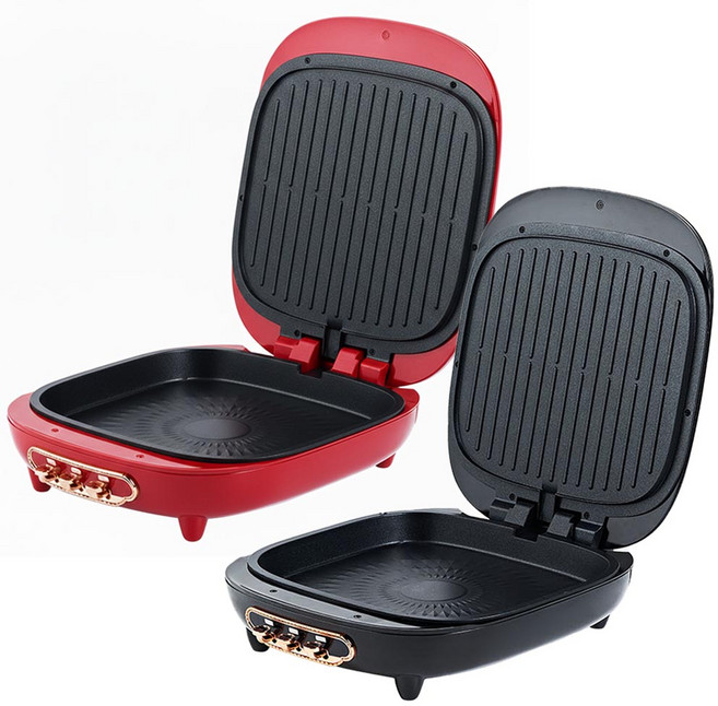 더블몬스터 초대형 전기 양면 그릴팬 양면팬 홈쇼핑, ESR-5020BL(블랙)