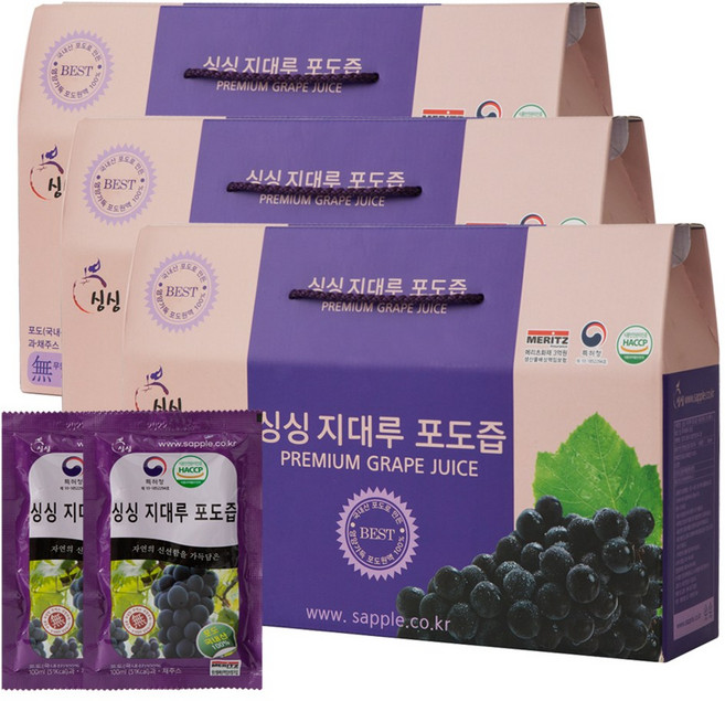 싱싱 행복한 배즙 해썹인증 !! 건강즙/특허배즙/포도즙/석류즙/사과즙/호박즙/선물용, 100ml, 1박스