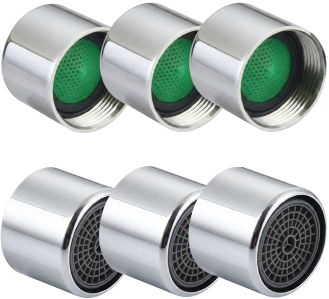 이안 세면대 수전 토수구 부속 포말캡 암나사, 3개