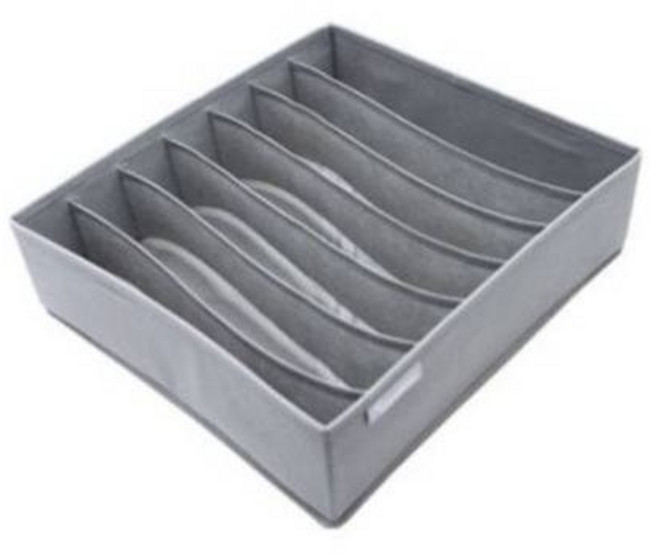 까사마루 속옷정리함 7칸 그레이, 1개