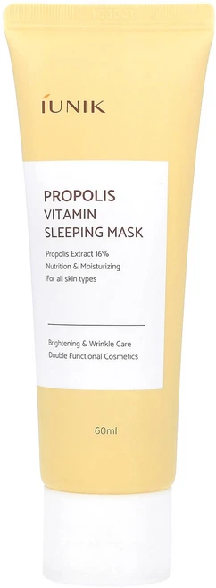 iUNIK 프로폴리스 비타민 슬리핑 뷰티 마스크 60ml IUK-95720 - 쿠팡
